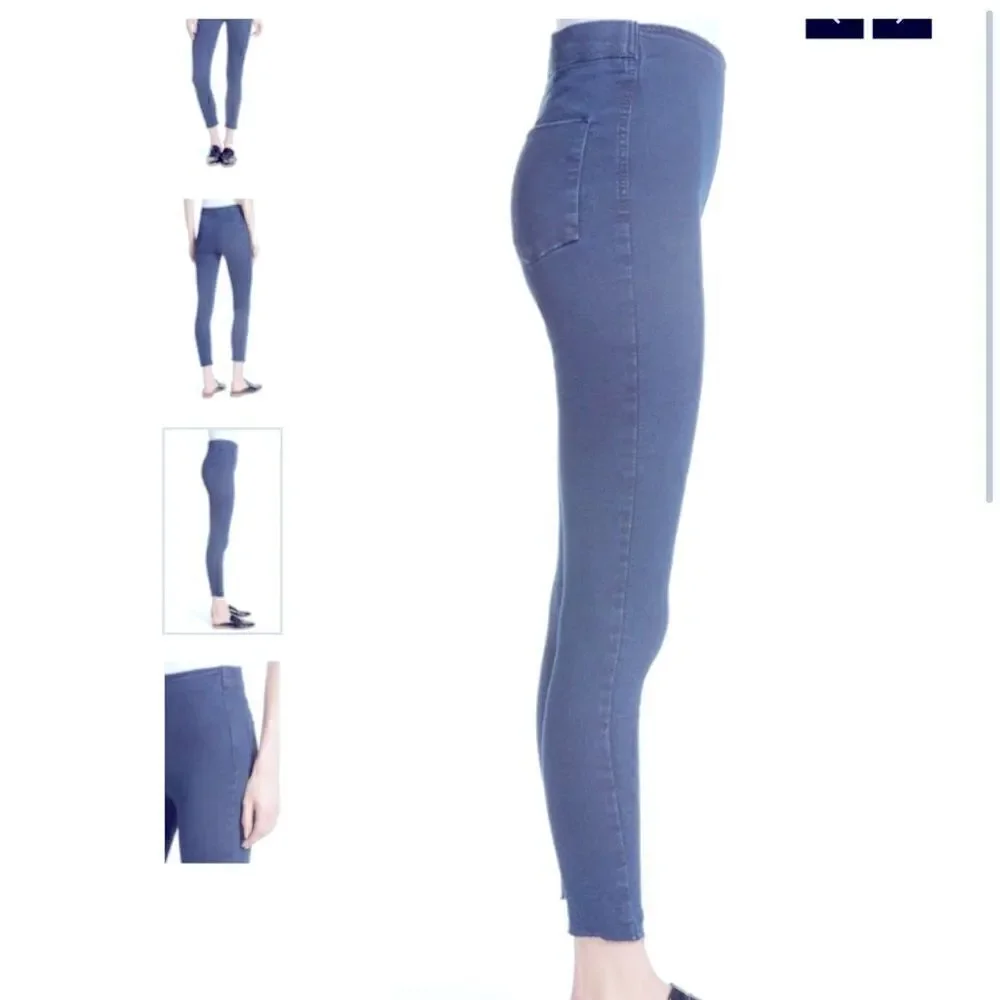 Free People High Rise Raw Hem Pull On Jeans Size  27